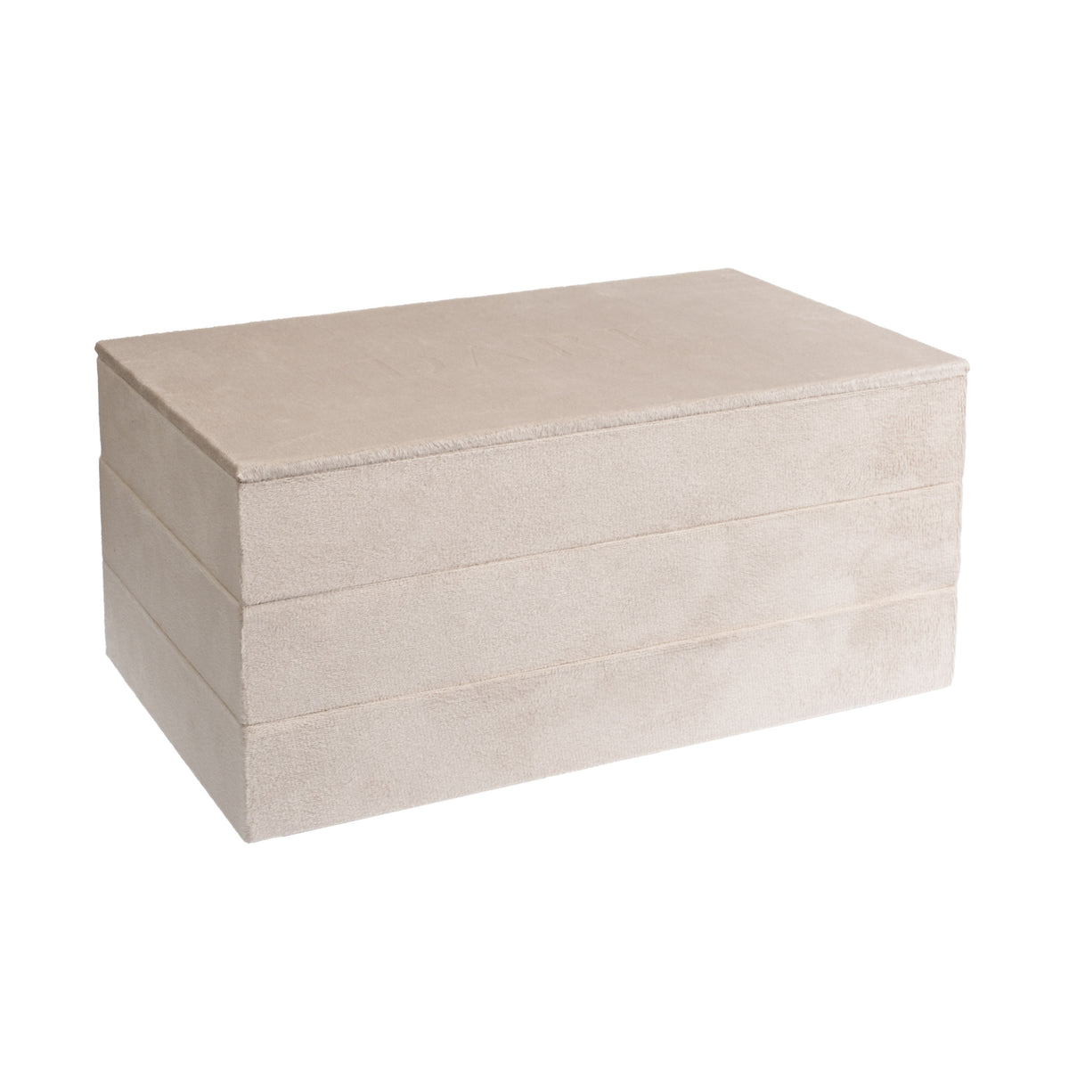 VELVET STACKER JEWELLERY BOX SAND