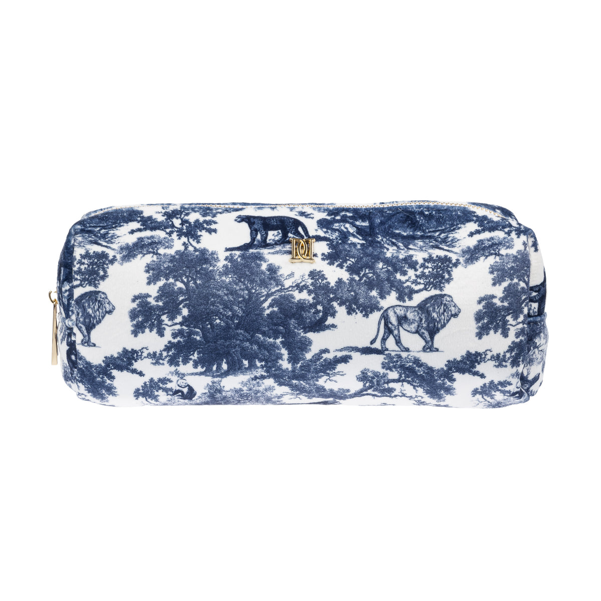 VELVET TOOL POUCH NAVY BLUE SAVANNAH PATTERN