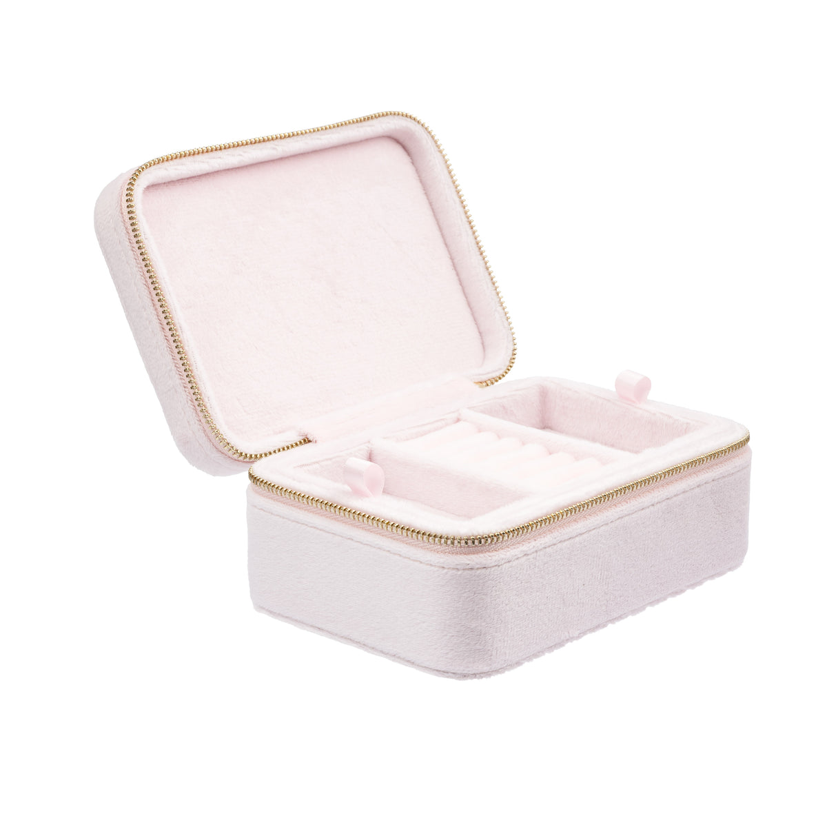 VELVET JEWELLERY BOX COTTON CANDY