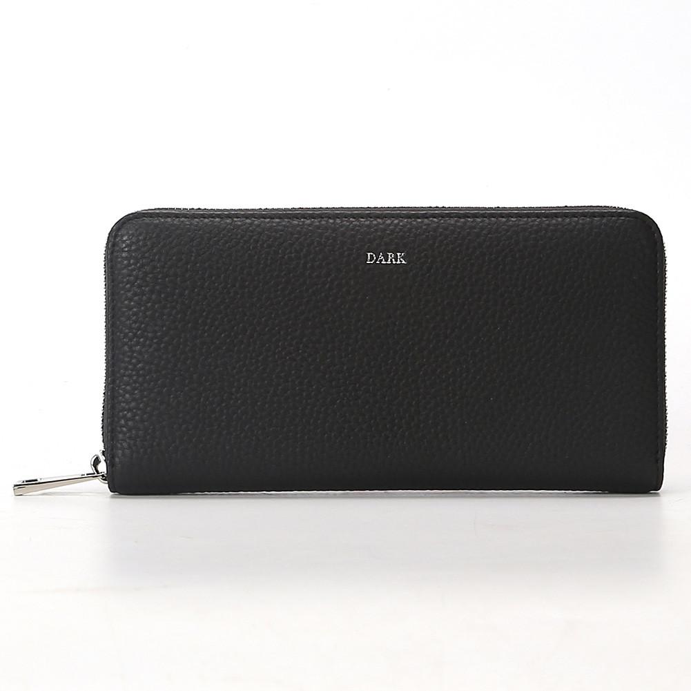 LEATHER WALLET BLACK W/SILVER