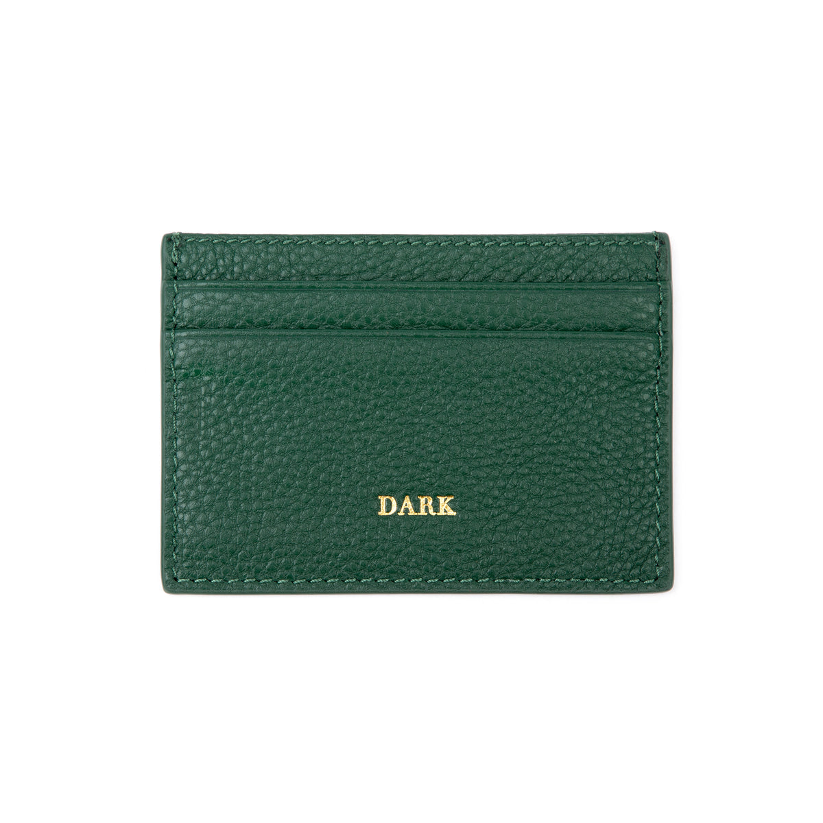 LEATHER CARD HOLDER W/DARK LOGO PINE
