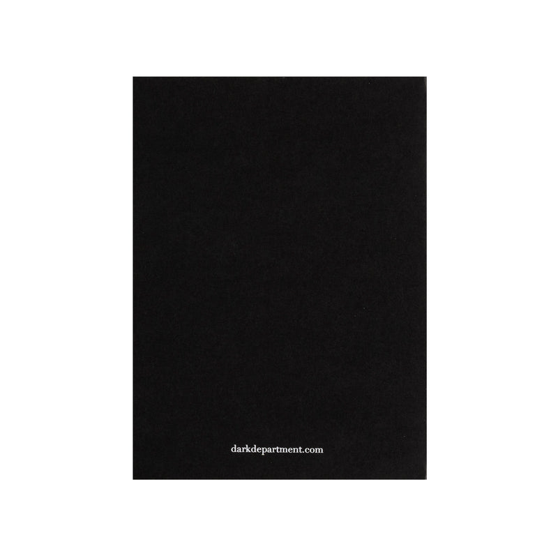 CARD "YOU ROCK" BLACK W/WHITE BLOCK LETTERS
