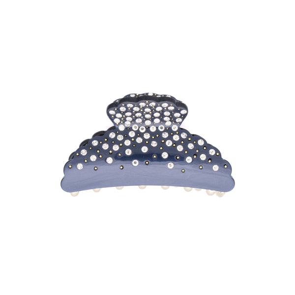 CRYSTAL HAIR CLAW LARGE NAVY BLUE CRYSTAL HAIR CLAW LARGE NAVY BLUE