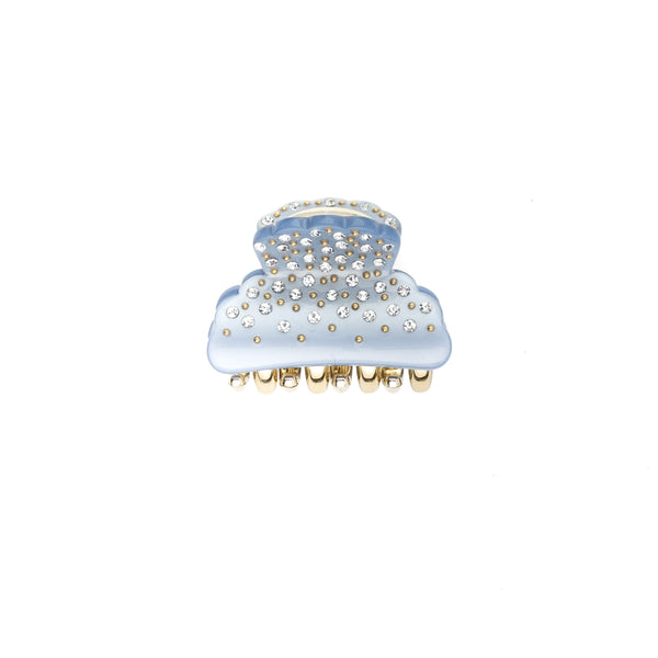 CRYSTAL HAIR CLIP SMALL CLIP 501 BLUE CRYSTAL HAIR CLIP SMALL CLIP 501 BLUE