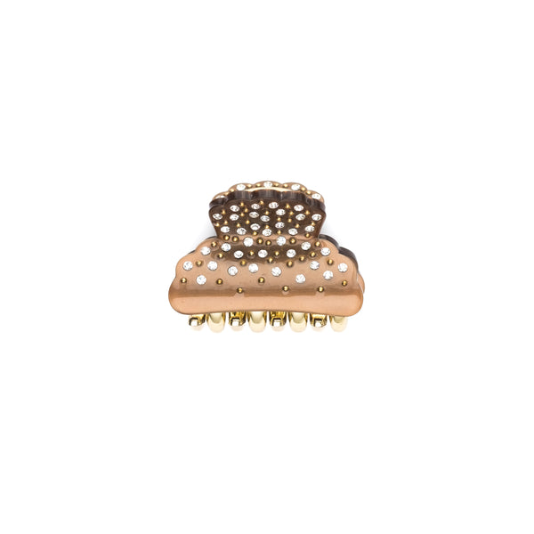 HAIR CLAW SMALL COGNAC HAIR CLAW SMALL COGNAC