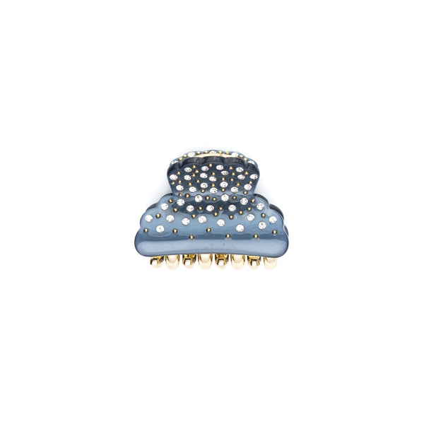HAIR CLAW SMALL STONE BLUE HAIR CLAW SMALL STONE BLUE