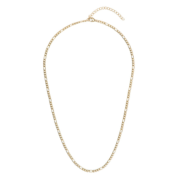 FIGARO NECKLACE XX THIN GOLD 45 CM