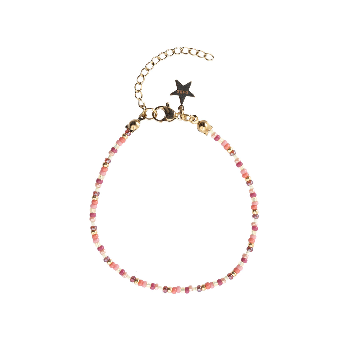 GLASS BEAD BRACELET W/CANDY MIX