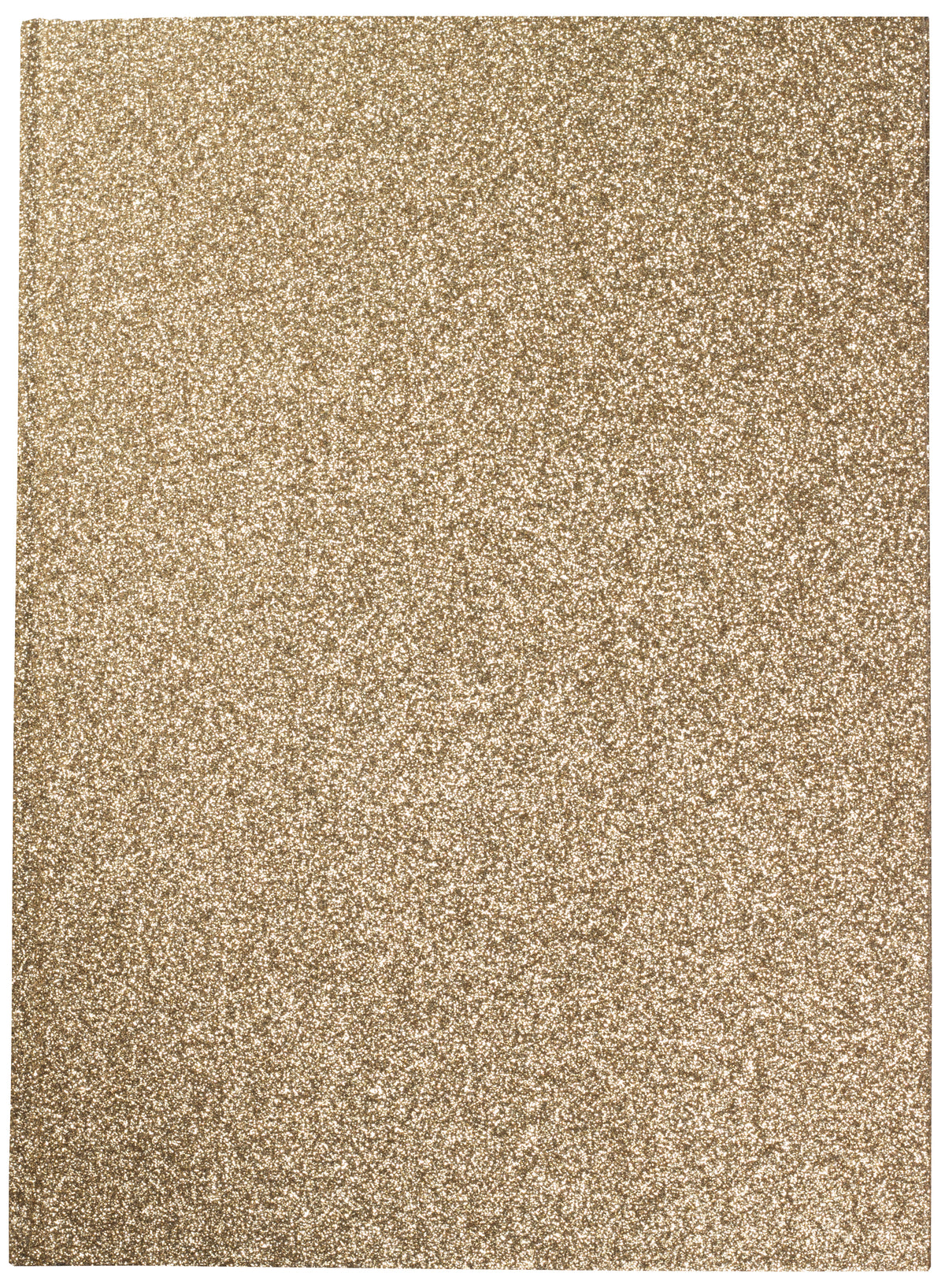 GLITTER NOTEBOOK A4 GOLD