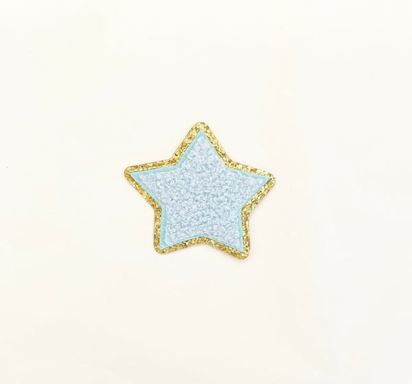STAR PATCH LIGHT BLUE SMALL