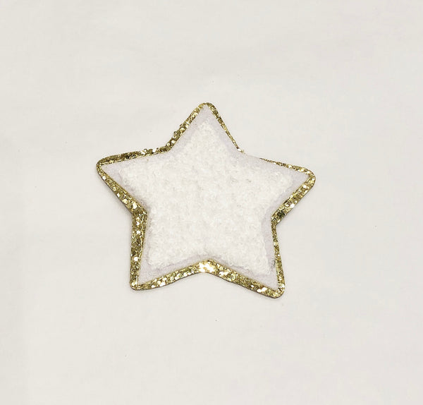 STAR PATCH WHITE LARGE