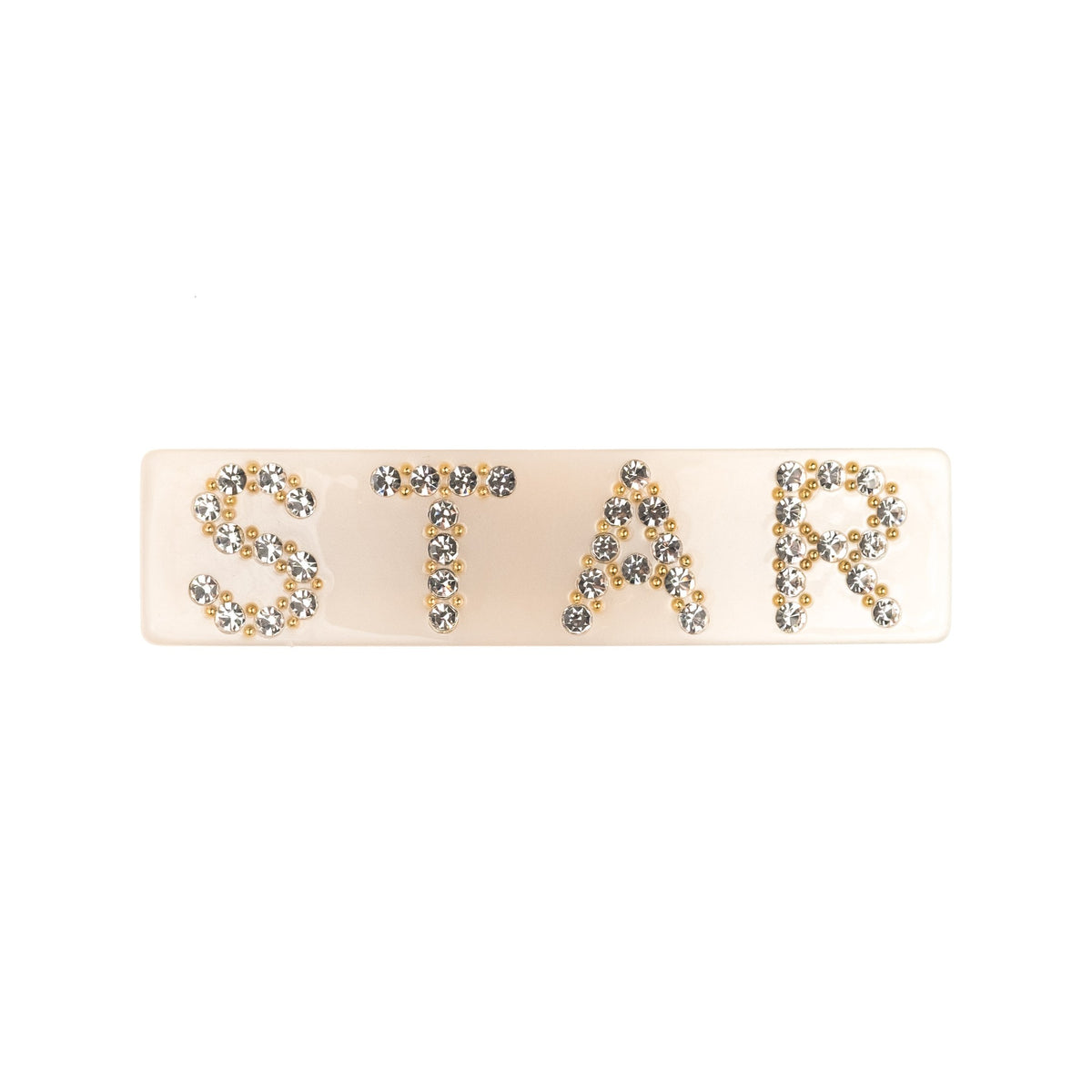 STAR HAIR CLIP LARGE SAND