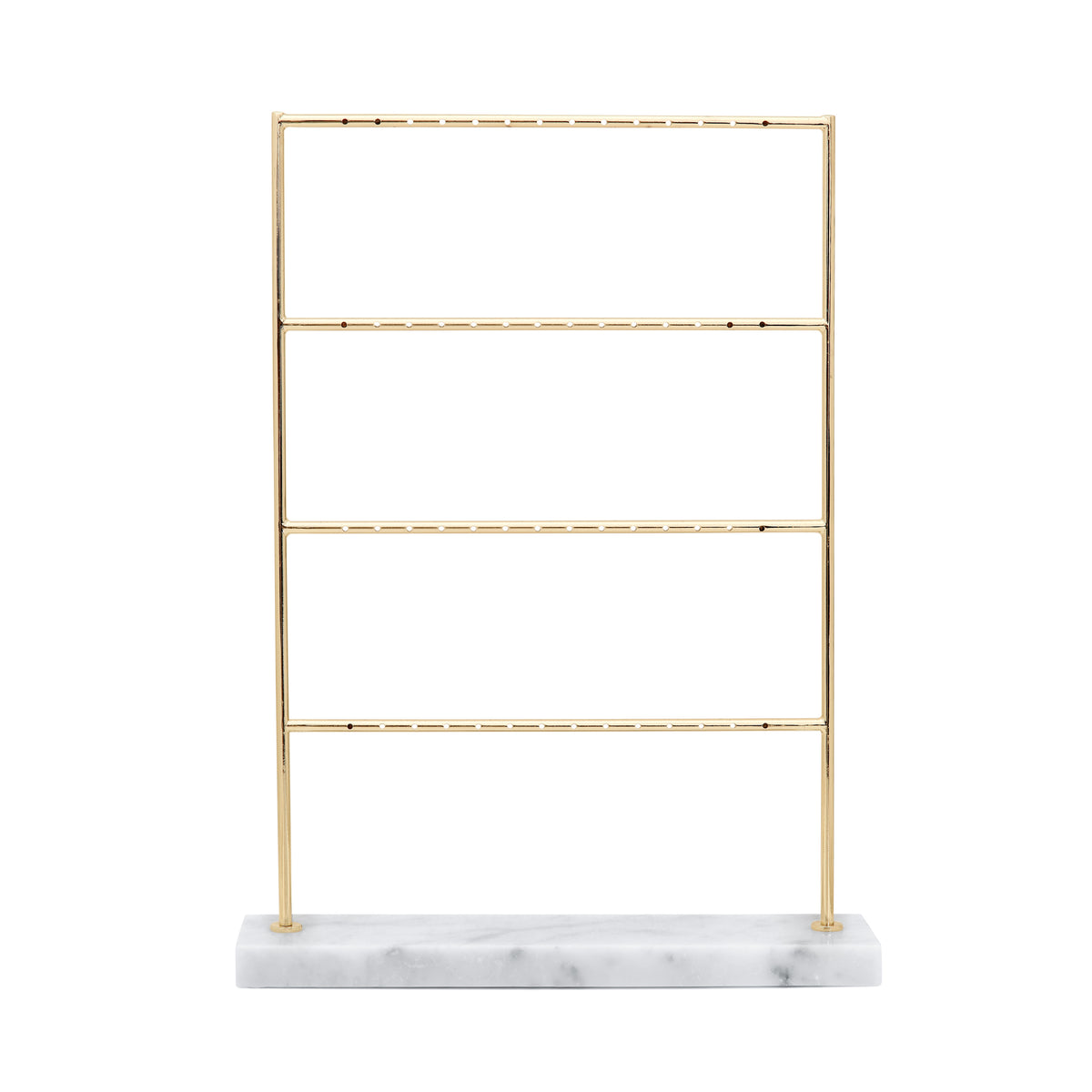 MARBLE EARRING DISPLAY L WHITE