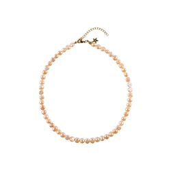 PEARL NECKLACE 8 MM ROSE
