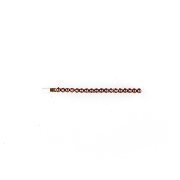 PEARL PIN COGNAC PEARL PIN COGNAC