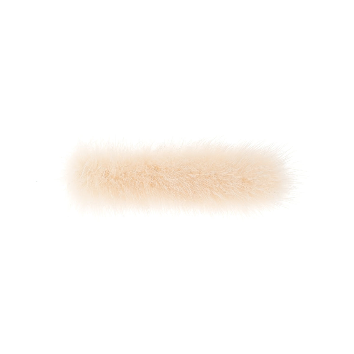 MINK HAIR CLIP SMALL SAND