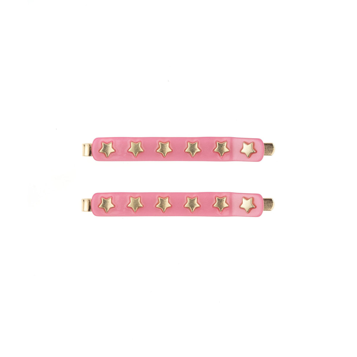 STAR STUD BOBBY PINS 2 PK PALE PINK