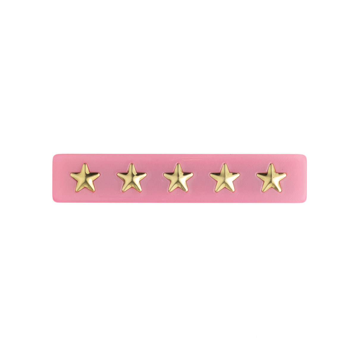 STAR STUD HAIR CLIP SMALL PALE PINK