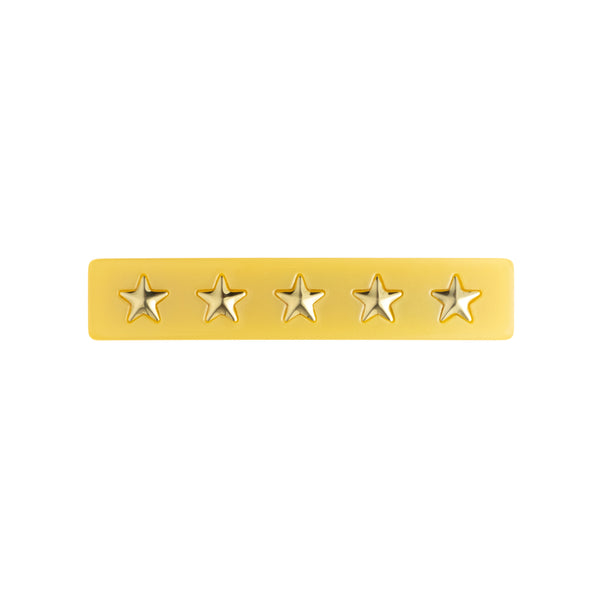 STUD HAIR CLIP SMALL SUN YELLOW STUD HAIR CLIP SMALL SUN YELLOW