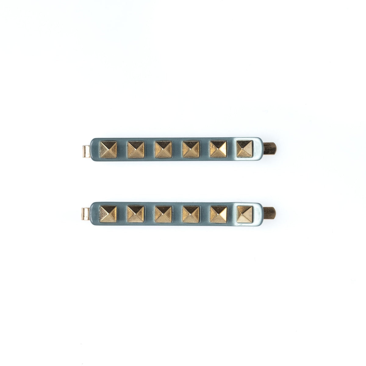 STUD BOBBY PINS 2 PK TEAL