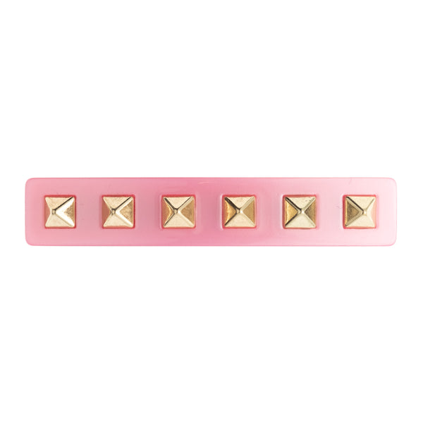 STUD HAIR CLIP LARGE PALE ROSE STUD HAIR CLIP LARGE PALE ROSE