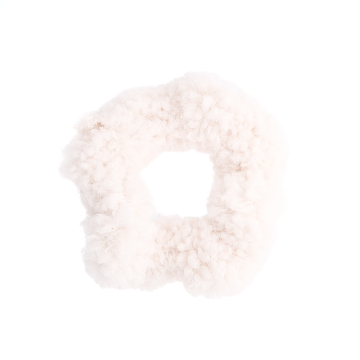 TEDDY MINI SCRUNCHIE OFF WHITE