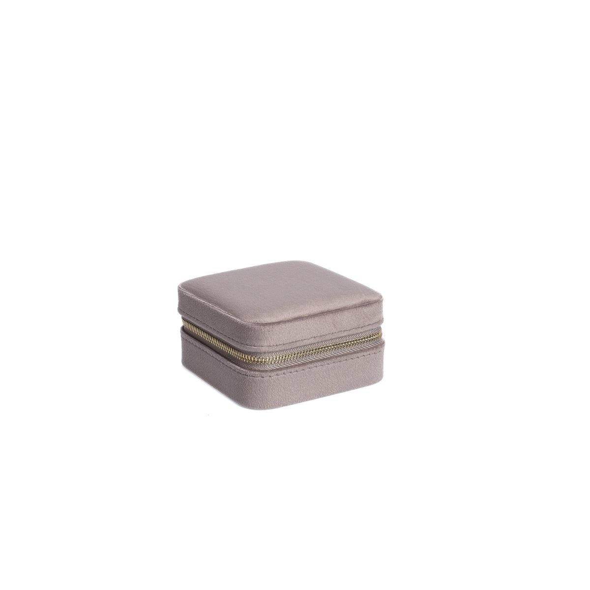VELVET JEWELLERY BOX MINI DARK GREY
