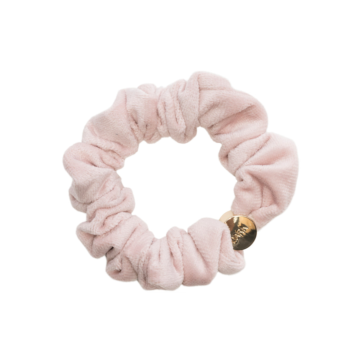 VELVET MINI SCRUNCHIE VINTAGE ROSE
