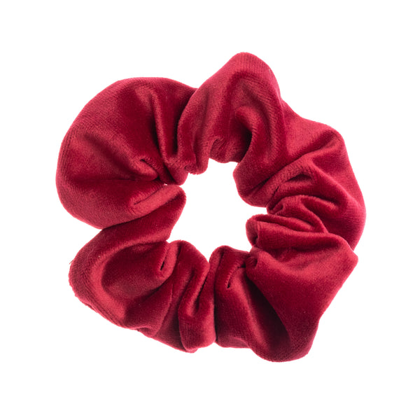VELVET SCRUNCHIE OX RED VELVET SCRUNCHIE OX RED