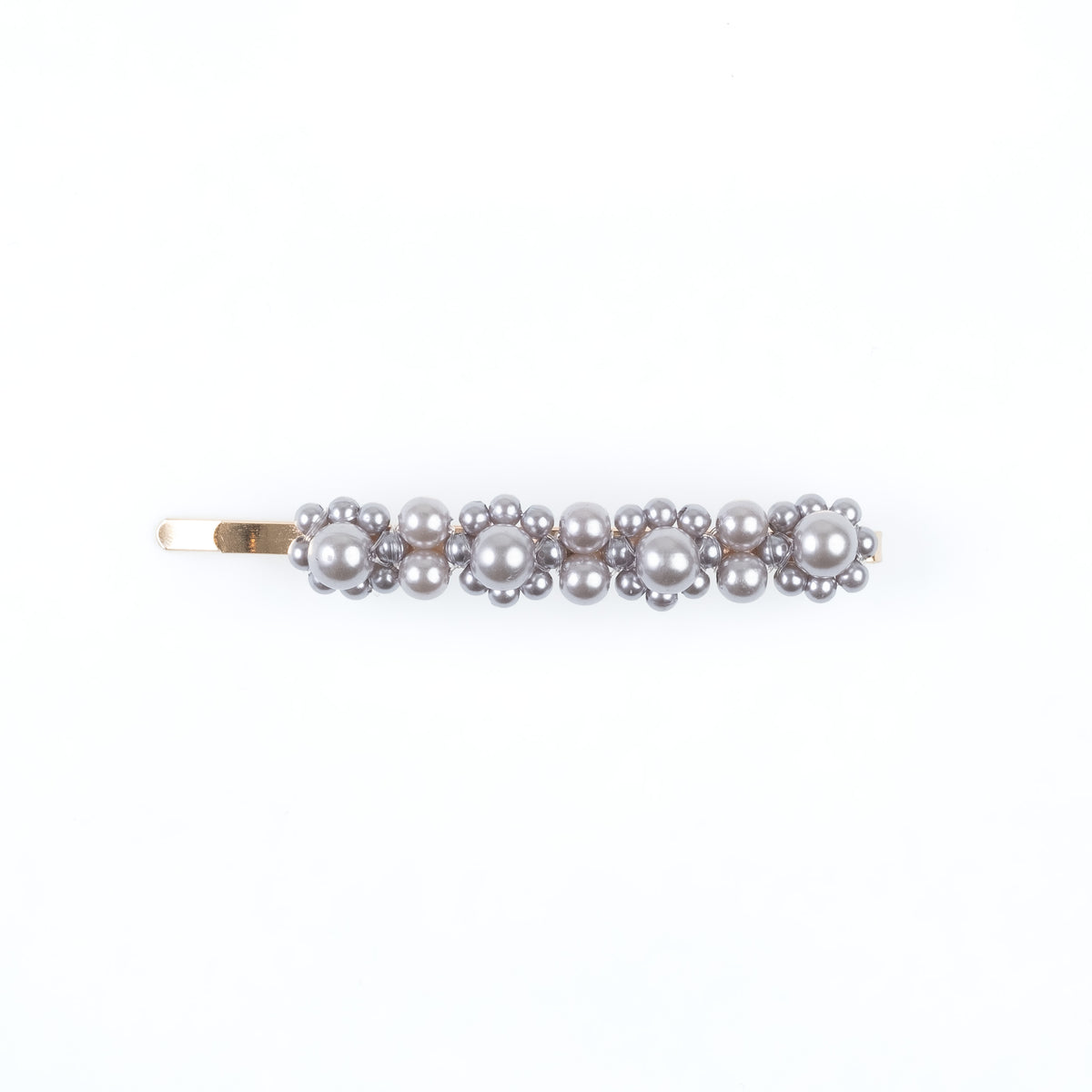 VINTAGE PEARL PIN STONE BLUE