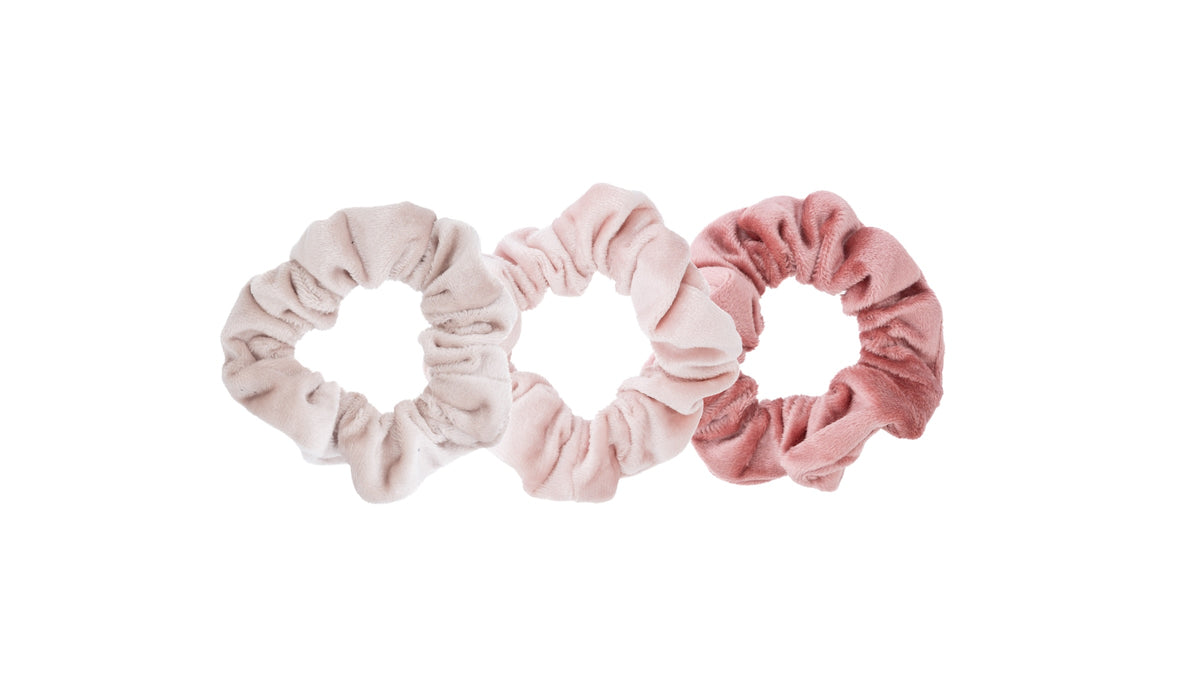 3 PK HAIR TIES COMBO ROSES