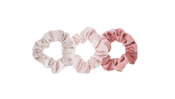 3 PK HAIR TIES COMBO ROSES