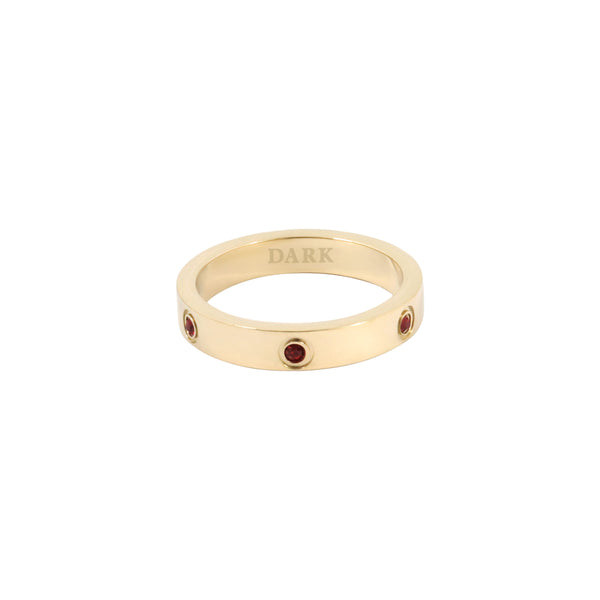 BIG DOT RING RED – DARK department