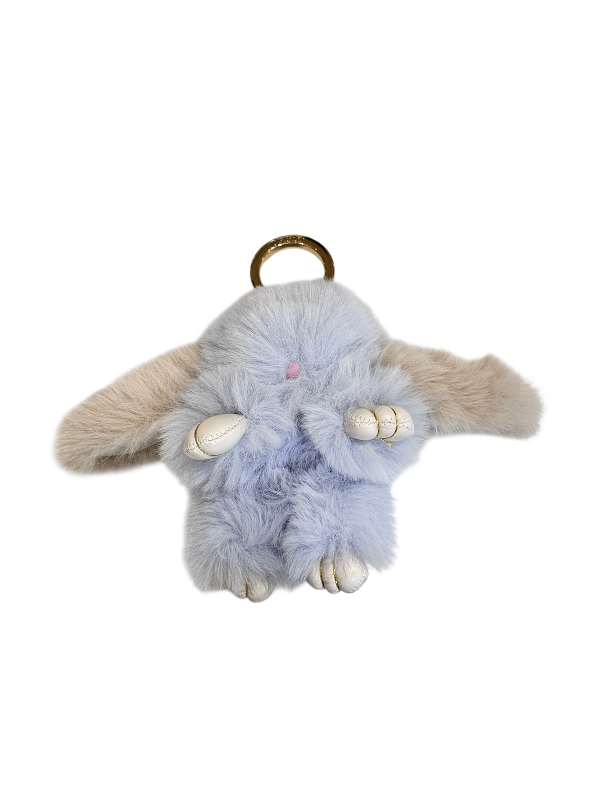 BUNNY BAG CHARM LIGHT COUNTRY BLUE & OFF WHITE