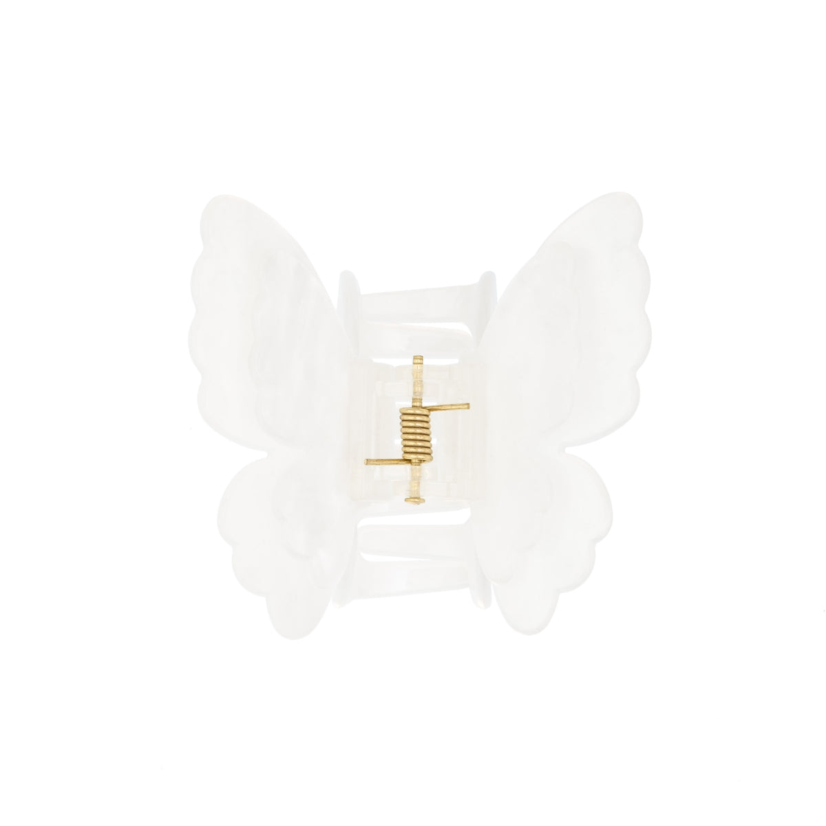 BUTTERFLY HAIR CLAW WHITE