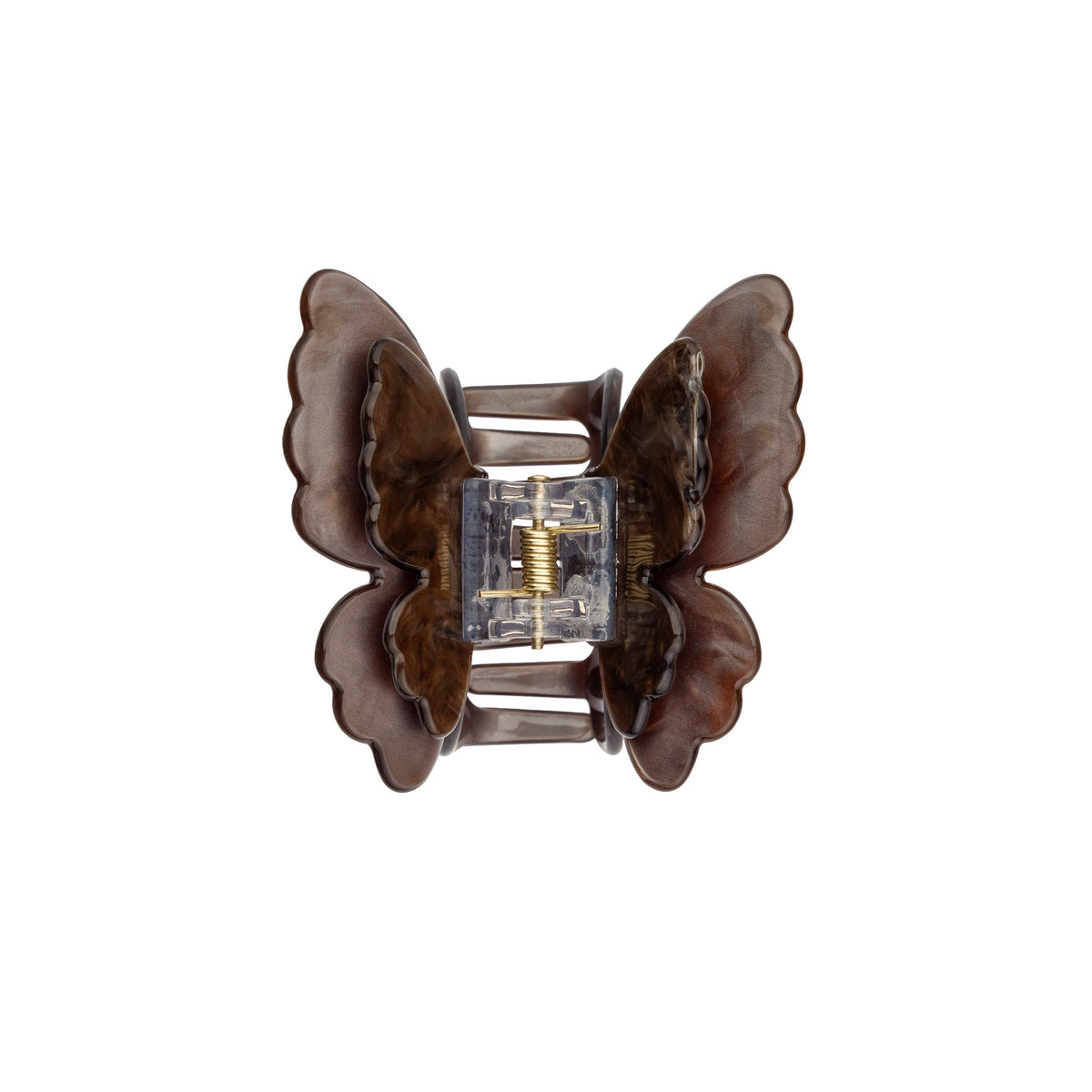 BUTTERFLY HAIR CLAW CHOCOLATE BROWN