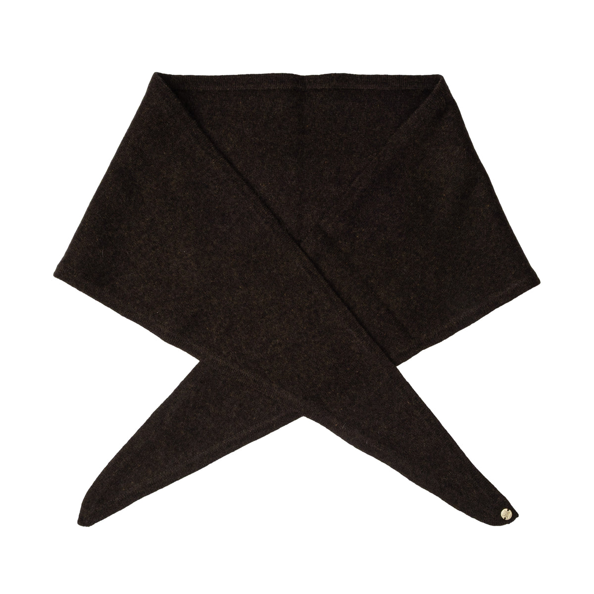 CASHMERE SCARF CHOCOLATE BROWN