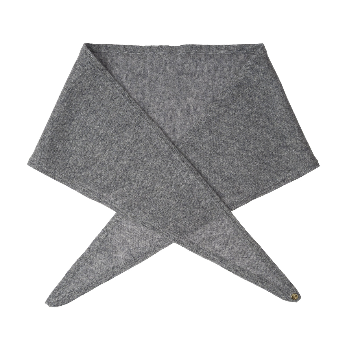 CASHMERE SCARF GREY MELANGE