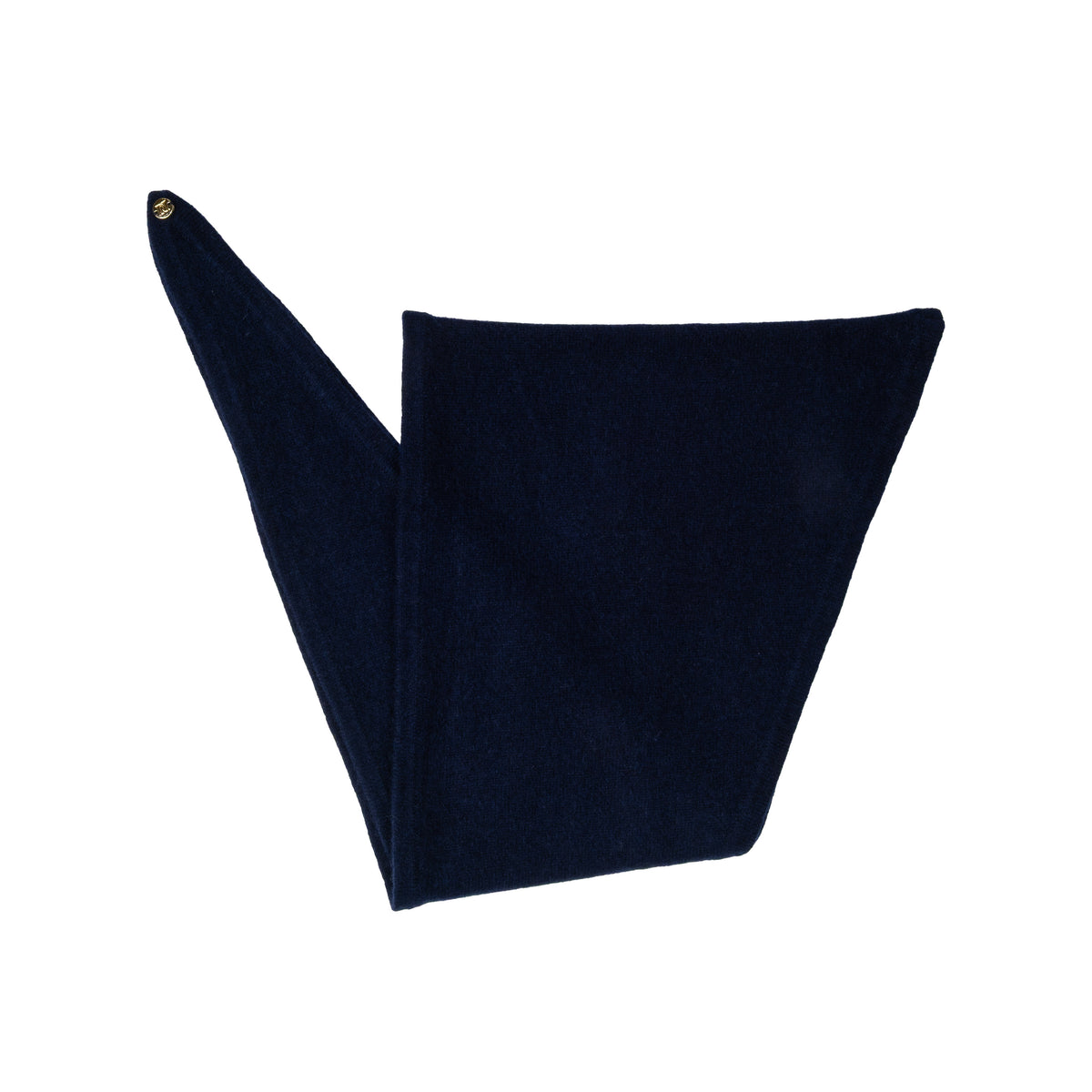 CASHMERE SCARF NAVY BLUE