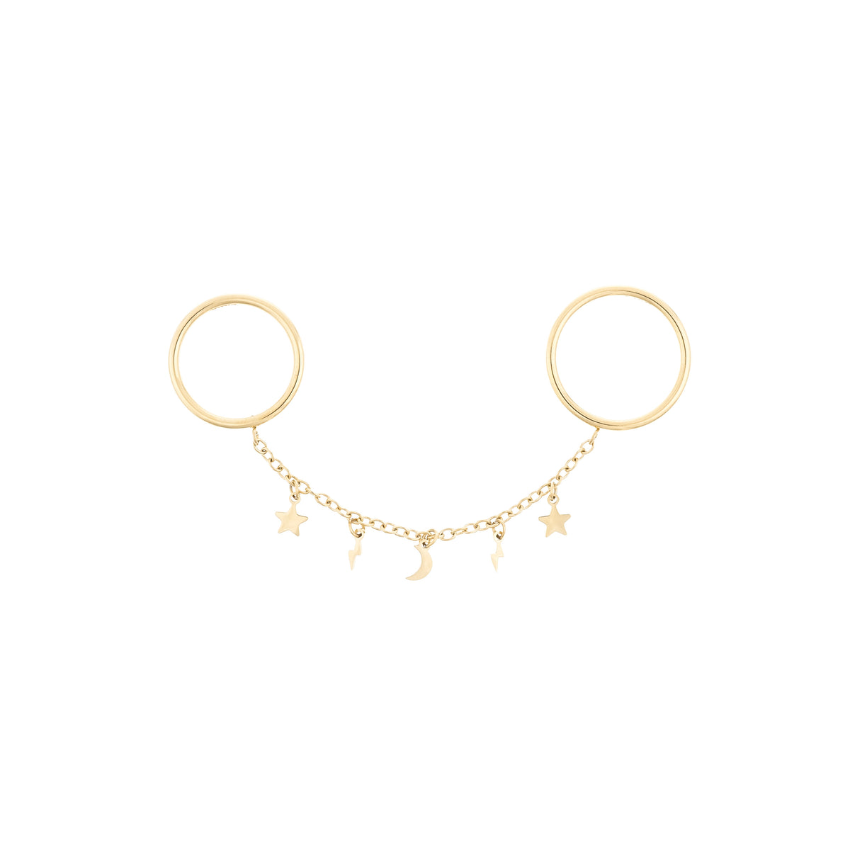 CHARM DOUBLE RING