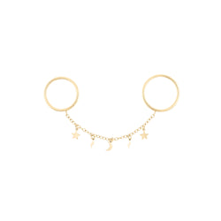 CHARM DOUBLE RING