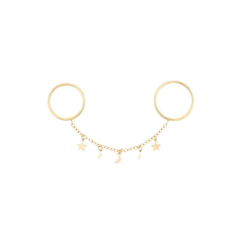 CHARM DOUBLE RING