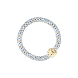FAT HAIR TIE COOL BLUE STRIPE W/LION