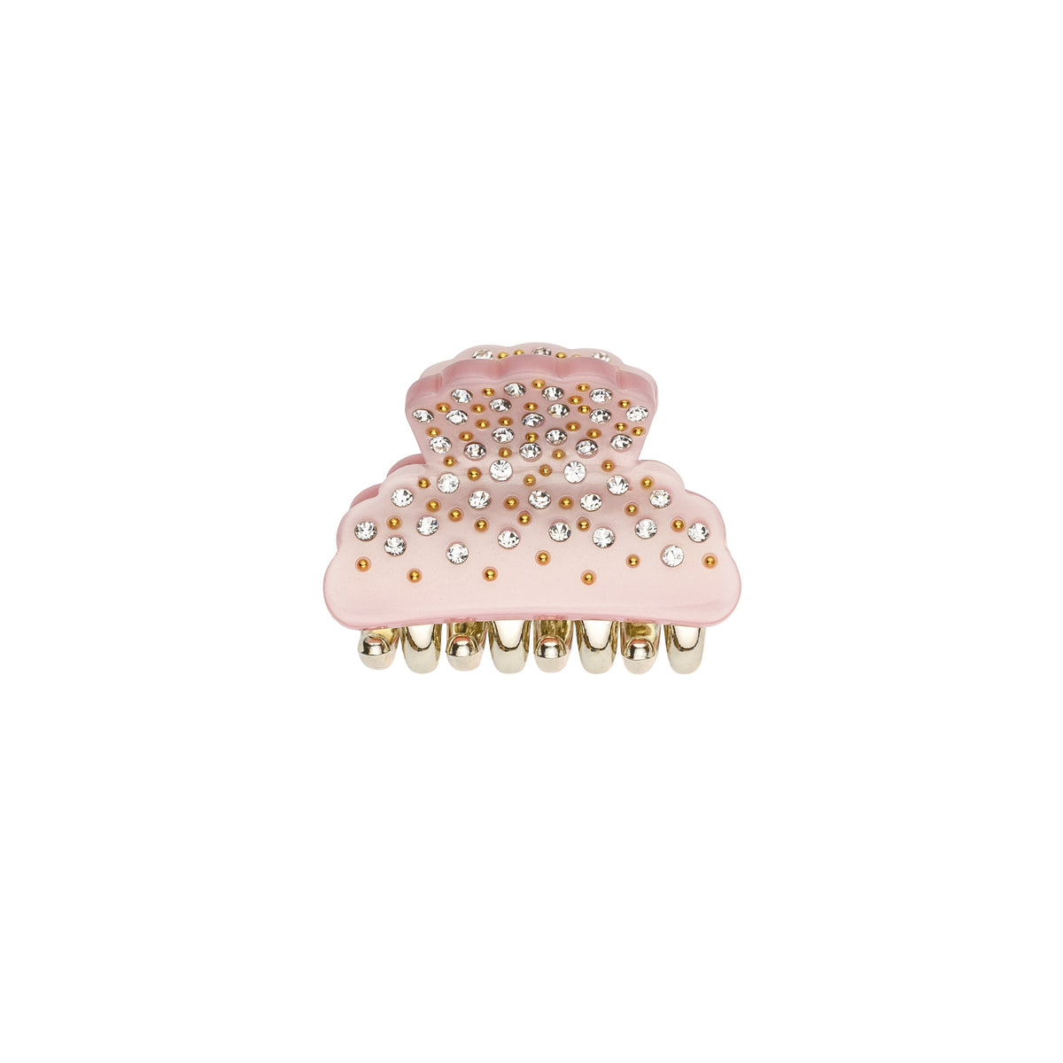 CRYSTAL HAIR CLAW SMALL COTTON CANDY