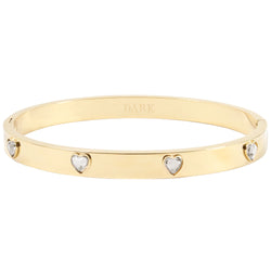 CRYSTAL HEART BANGLE CRYSTAL