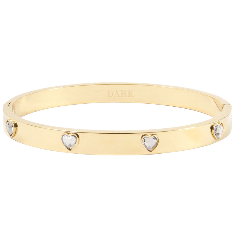 CRYSTAL HEART BANGLE CRYSTAL