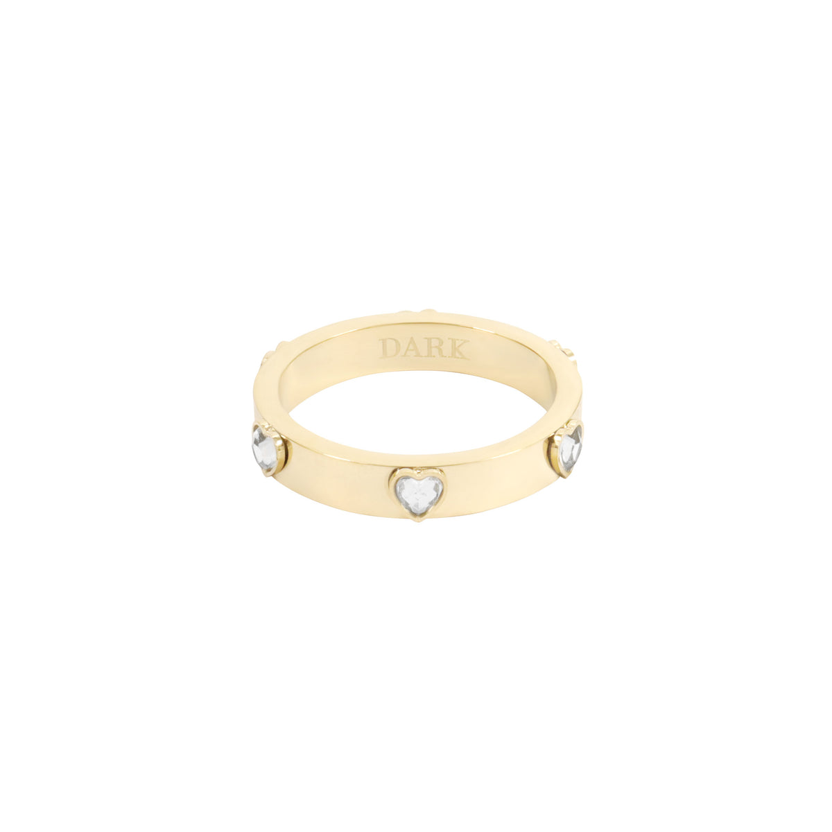CRYSTAL HEART RING CRYSTAL