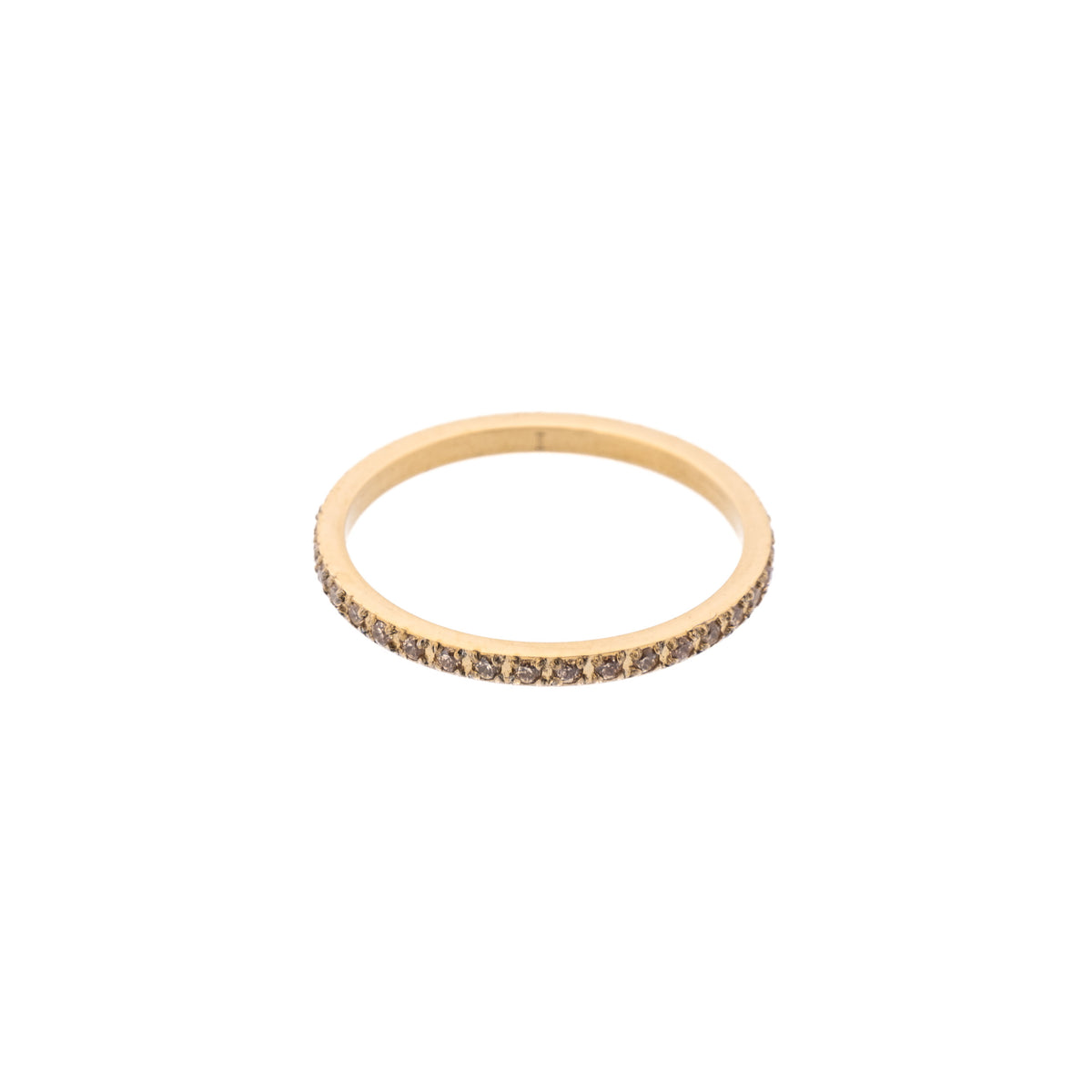 CRYSTAL RING EXTRA THIN CHAMPAGNE