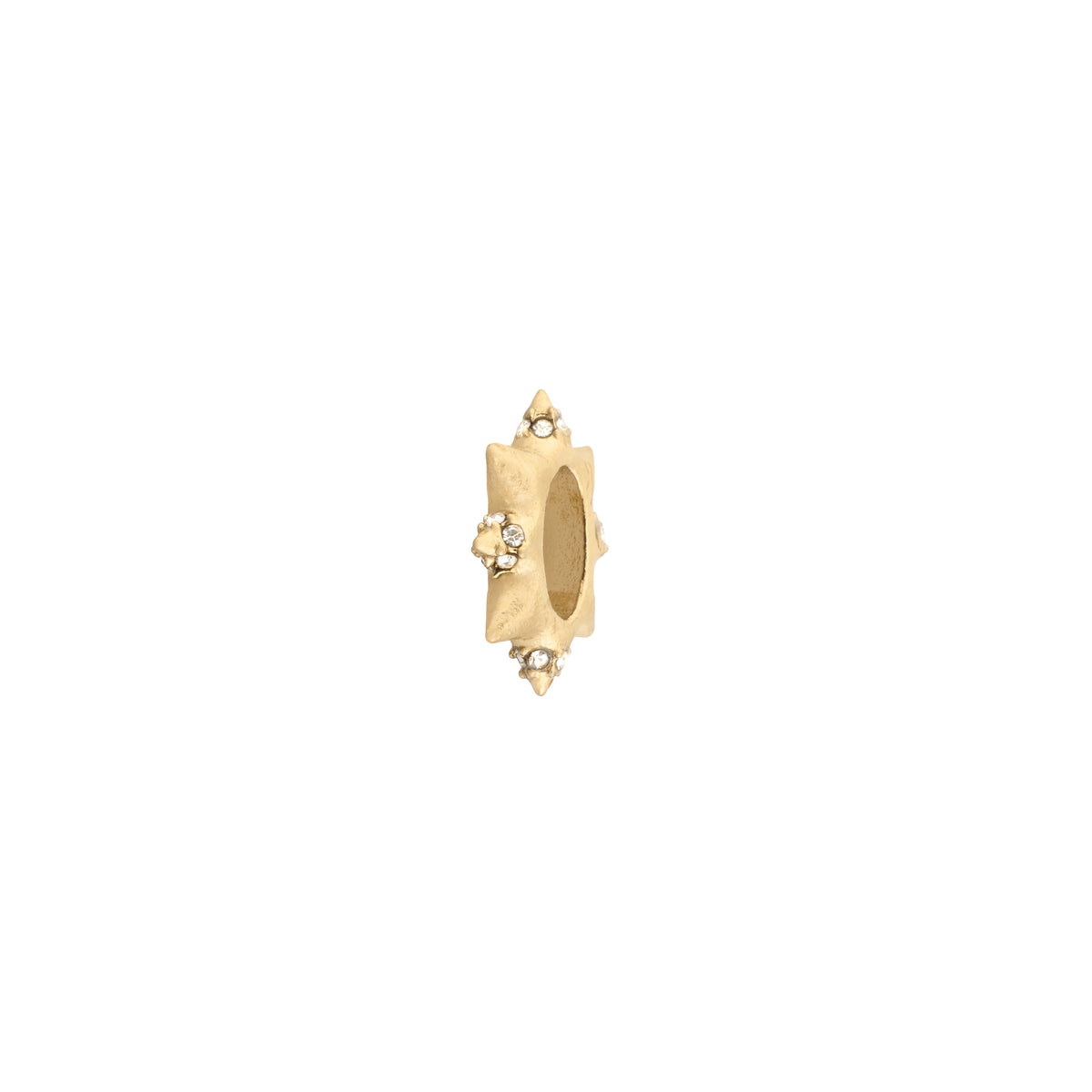 CRYSTAL SPIKE SMALL BEAD CHARM