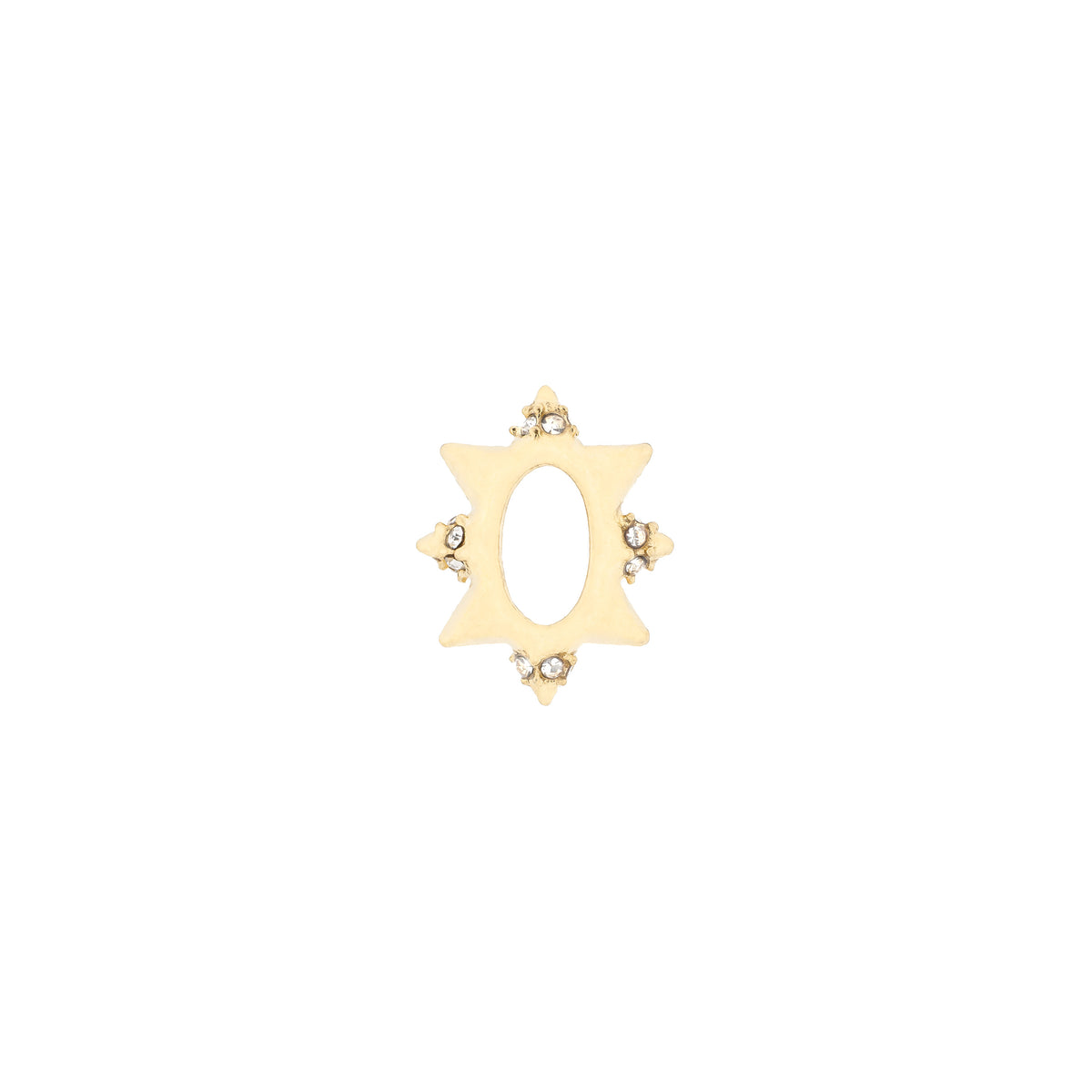 CRYSTAL SPIKE SMALL BEAD CHARM